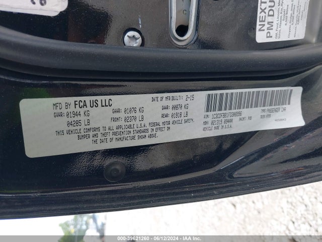 Dodge DART SXT 2015 1C3CDFBB1FD308996 Image 9