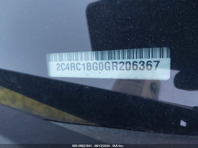 2C4RC1BG0GR206367 Chrysler Town & Country Touring