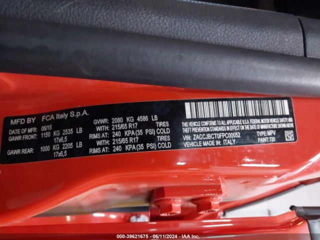 ZACCJBCT0FPC00052 Jeep Renegade Trailhawk