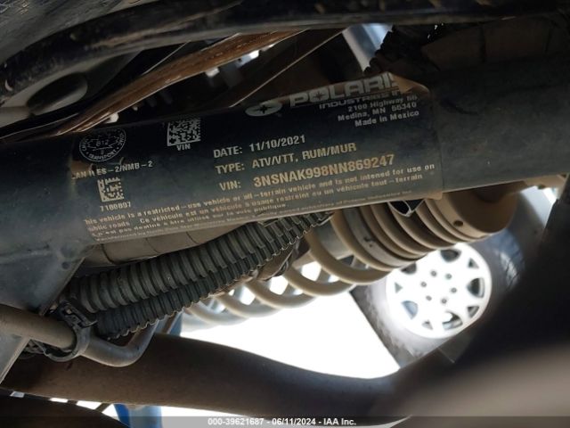 2022 POLARIS RZR 3NSNAK998NN869247 Photo 9