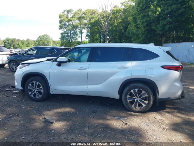 5TDGBRCHXNS553158 Toyota Highlander Hybrid Xle