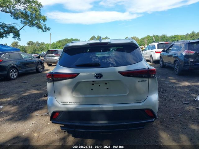 5TDGBRCHXNS553158 Toyota Highlander Hybrid Xle