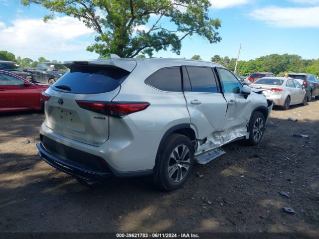 5TDGBRCHXNS553158 Toyota Highlander Hybrid Xle
