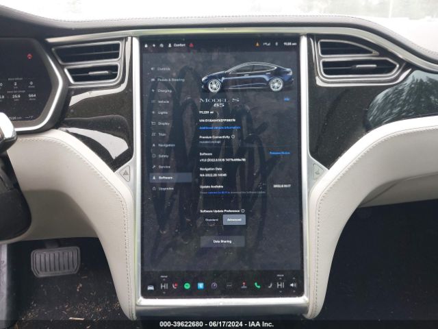 5YJSA1H1XEFP39376 Tesla Model S P85