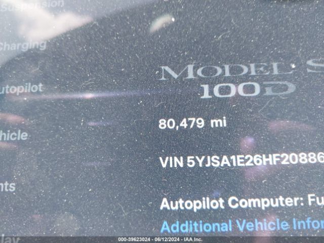 5YJSA1E26HF208869 Tesla Model S 100d/60d/75d/90d/p100d