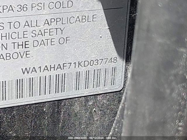 WA1AHAF71KD037748 Audi Q7 45 Premium