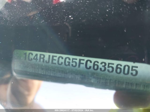 1C4RJECG5FC635605 Jeep Grand Cherokee Overland