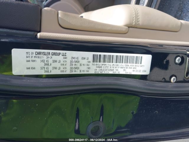 1C4RJECG5FC635605 Jeep Grand Cherokee Overland