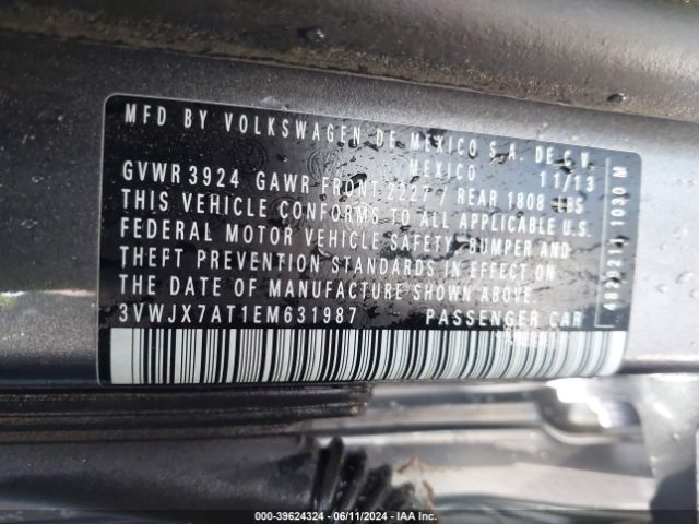 3VWJX7AT1EM631987 Volkswagen Beetle 2.5l