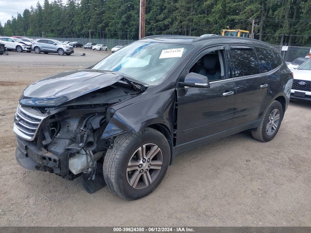 Chevrolet Traverse 2lt 2017 1GNKVHKD9HJ235356 Image 2