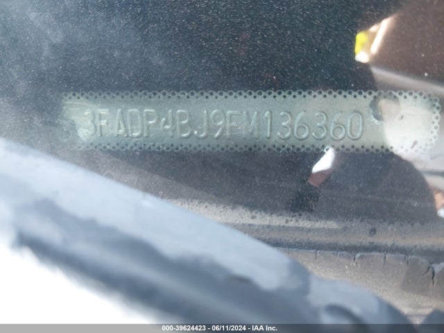 Ford FIESTA SE 2015 3FADP4BJ9FM136360 Image 9