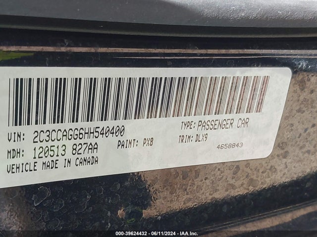 2C3CCAGG6HH540400 Chrysler 300 300s Awd