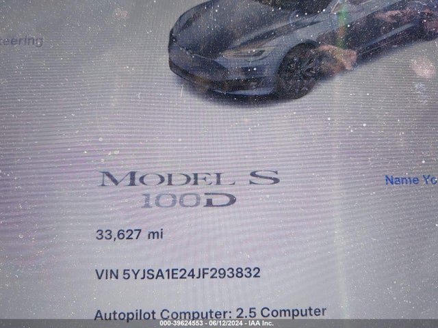 Tesla Model S 100d/75d/p100d 2018 5YJSA1E24JF293832 Image 7