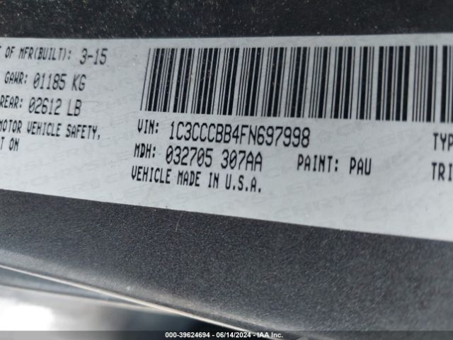 1C3CCCBB4FN697998 Chrysler 200 S