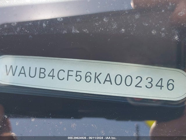 WAUB4CF56KA002346 Audi S5 3.0t Premium