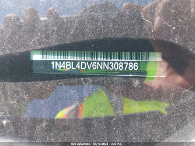 1N4BL4DV6NN308786 Nissan Altima Sv Fwd