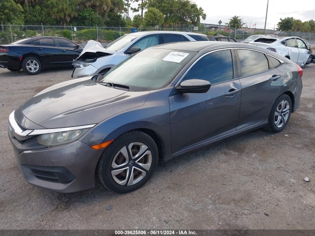 Honda Civic Lx 2016 19XFC2F50GE042699 Image 2