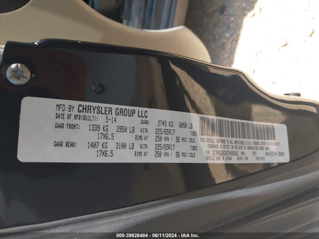 2C4RDGBGXER405942 Dodge Grand Caravan American Value Pkg