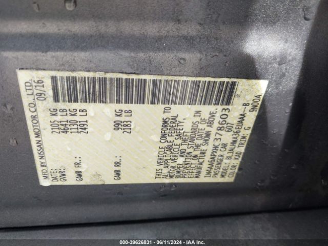 1N4AA6APXHC378603 Nissan Maxima 3.5 Platinum