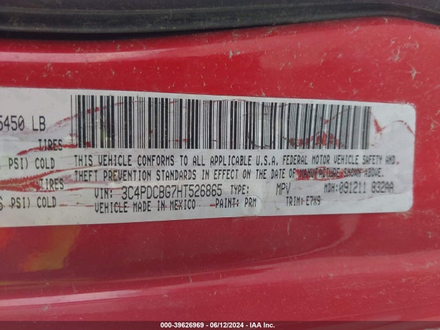 Dodge Journey Sxt 2017 3C4PDCBG7HT526865 Image 9