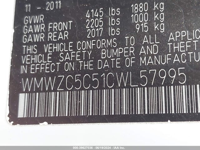 2012 MINI COOPER S COUNTRYMAN WMWZC5C51CWL57995 Photo 8