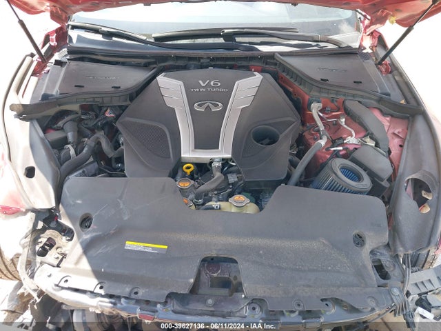JN1FV7AP6JM461085 Infiniti Q50 3.0t Red Sport 400