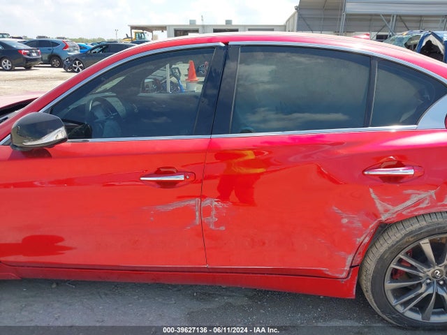 JN1FV7AP6JM461085 Infiniti Q50 3.0t Red Sport 400