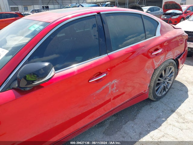 JN1FV7AP6JM461085 Infiniti Q50 3.0t Red Sport 400
