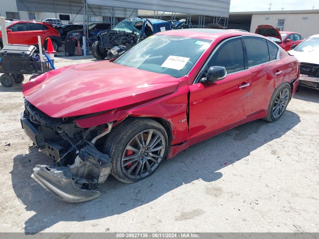 JN1FV7AP6JM461085 Infiniti Q50 3.0t Red Sport 400