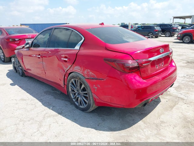 JN1FV7AP6JM461085 Infiniti Q50 3.0t Red Sport 400
