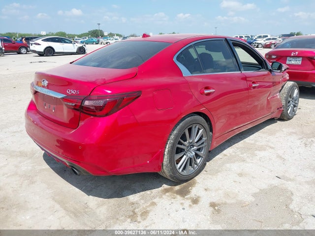 JN1FV7AP6JM461085 Infiniti Q50 3.0t Red Sport 400
