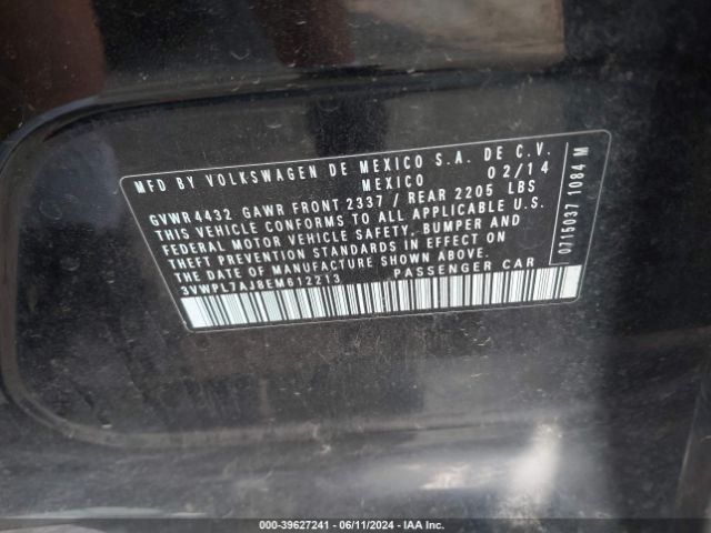 3VWPL7AJ8EM612213 Volkswagen Jetta Sportwagen 2.0l Tdi
