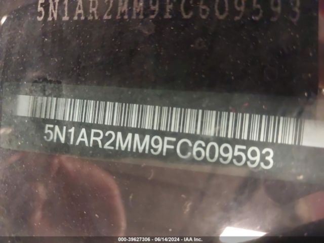 5N1AR2MM9FC609593 Nissan Pathfinder Sl