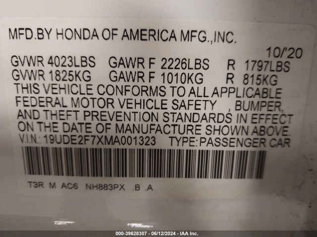 Acura Ilx Premium Package/technology Package 2021 19UDE2F7XMA001323 Image 9