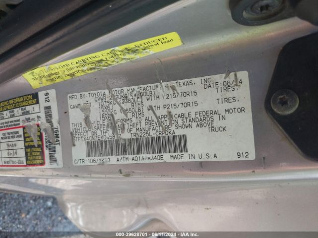 5TFTX4CN7EX045877 Toyota Tacoma