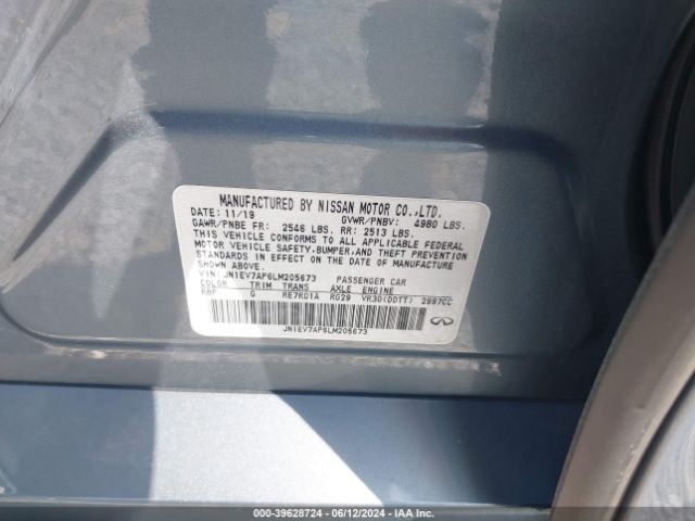 JN1EV7AP6LM205673 Infiniti Q50 LUXE