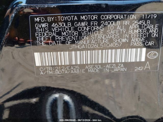 JTHGA1D26L5104057 Lexus IS 300