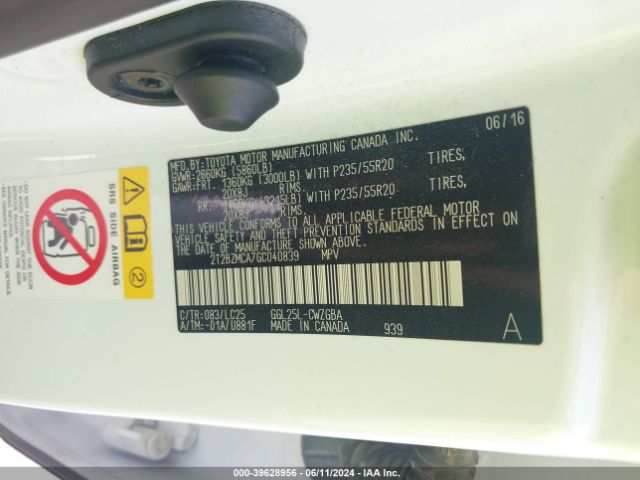 2T2BZMCA7GC040839 Lexus Rx 350 F Sport