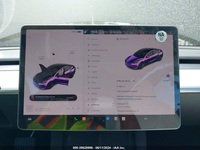 Tesla Model 3 Rear-wheel Drive 2023 5YJ3E1EA1PF483497 Image 17
