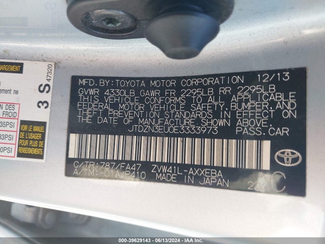 Toyota Prius V Three 2014 JTDZN3EU0E3333973 Image 9