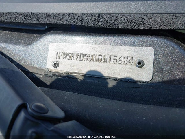 Ford EXPLORER XLT 2017 1FM5K7D89HGA15684 Image 9