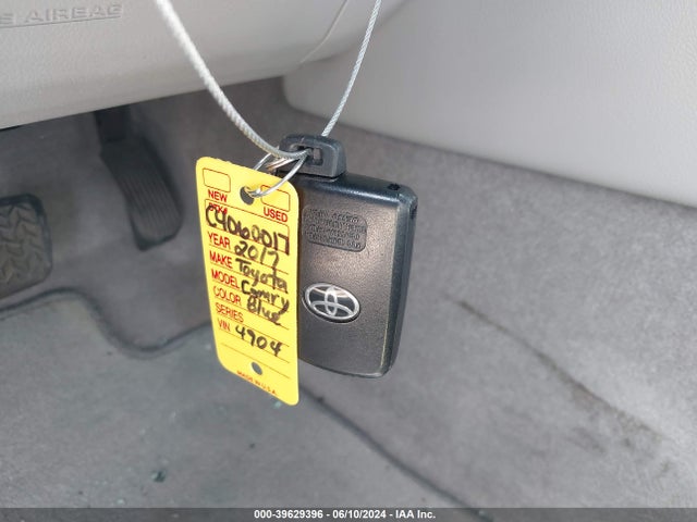 Toyota CAMRY XLE 2017 4T1BF1FK4HU634904 Image 11