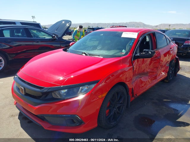 Honda Civic Lx 2019 2HGFC2F67KH563040 Image 2