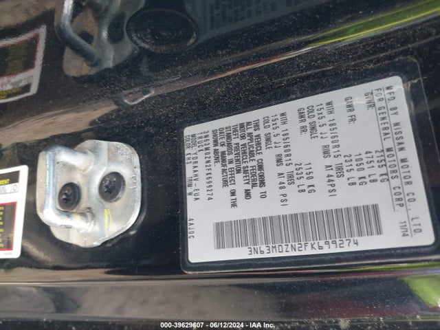 Chevrolet City Express 1lt 2015 3N63M0ZN2FK699274 Image 9