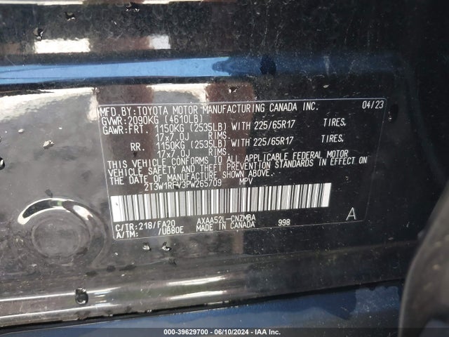 Toyota Rav4 Xle 2023 2T3W1RFV3PW265709 Image 9