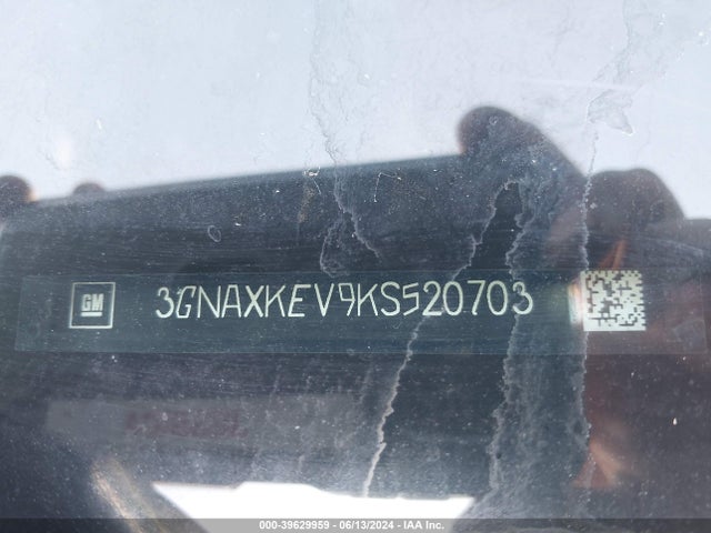 Chevrolet EQUINOX LT 2019 3GNAXKEV9KS520703 Image 9