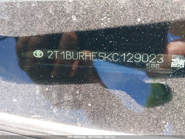 Toyota COROLLA LE 2019 2T1BURHE5KC129023 Image 9