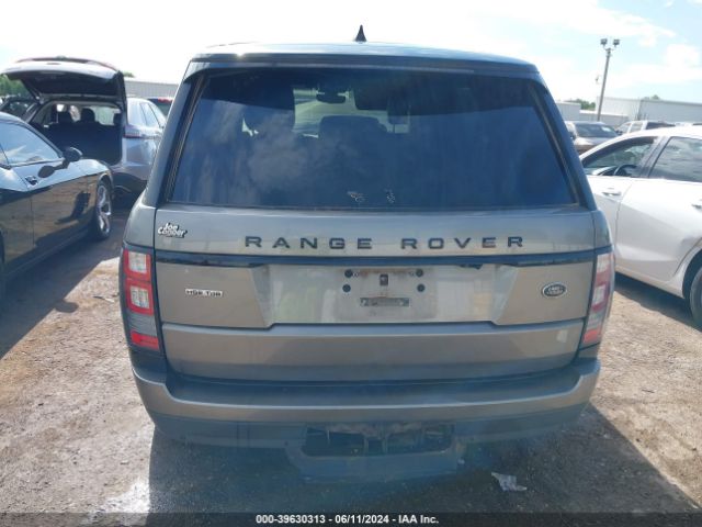 SALGS2FK5HA376186 Land Rover Range Rover 3.0l V6 Turbocharged Diesel Hse Td6