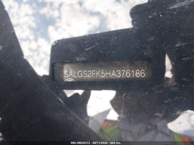 SALGS2FK5HA376186 Land Rover Range Rover 3.0l V6 Turbocharged Diesel Hse Td6