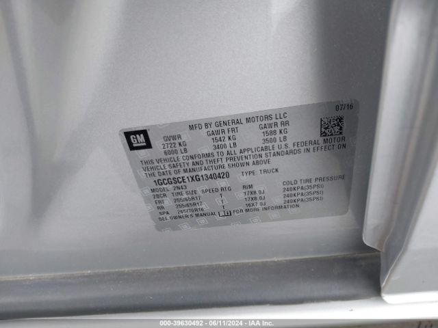 1GCGSCE1XG1340420 Chevrolet Colorado Lt